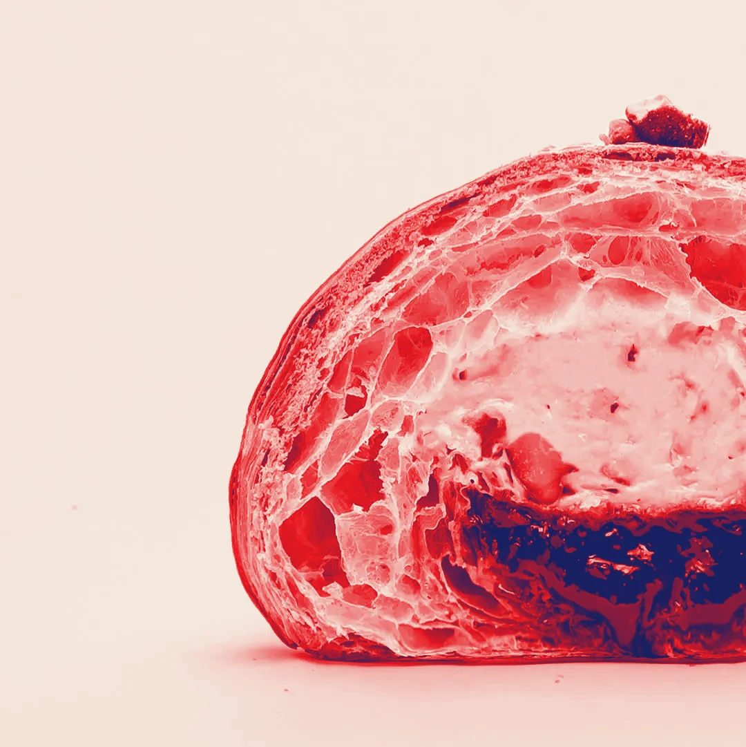 Croissant cu cremă de cacao și vanilie — Cuneco Milan
