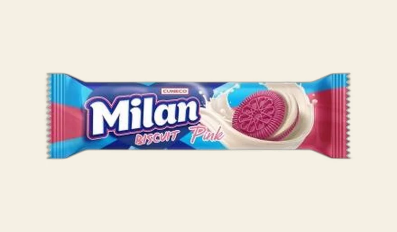 Biscuiți Pink Cremă Vanilie