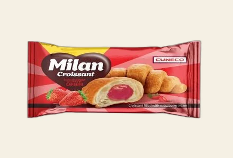 Croissant Căpșuni